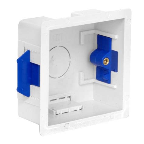 electric socket box for plasterboard|single gang plasterboard box.